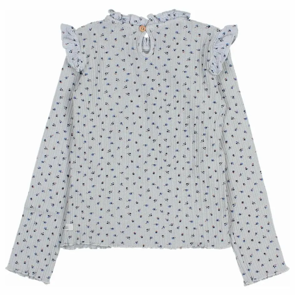 Búho T-shirt Côtelé Fleuri ||Enfant Blouses, T-Shirts
