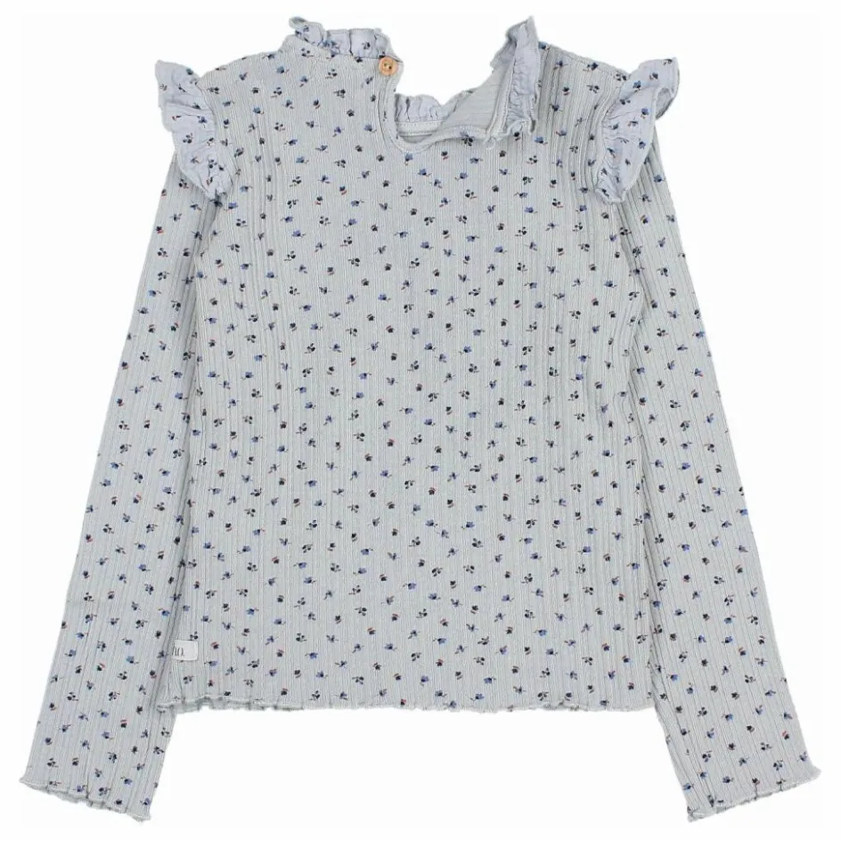 Búho T-shirt Côtelé Fleuri ||Enfant Blouses, T-Shirts