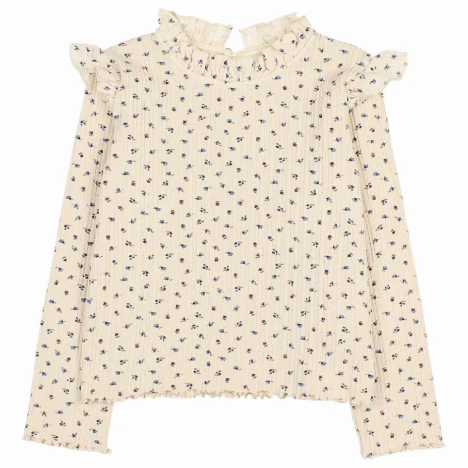 Búho T-shirt Côtelé Fleuri ||Enfant Blouses, T-Shirts