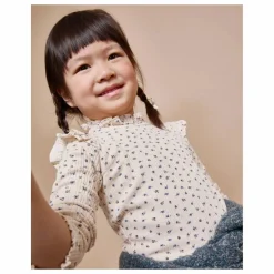 Búho T-shirt Côtelé Fleuri ||Enfant Blouses, T-Shirts