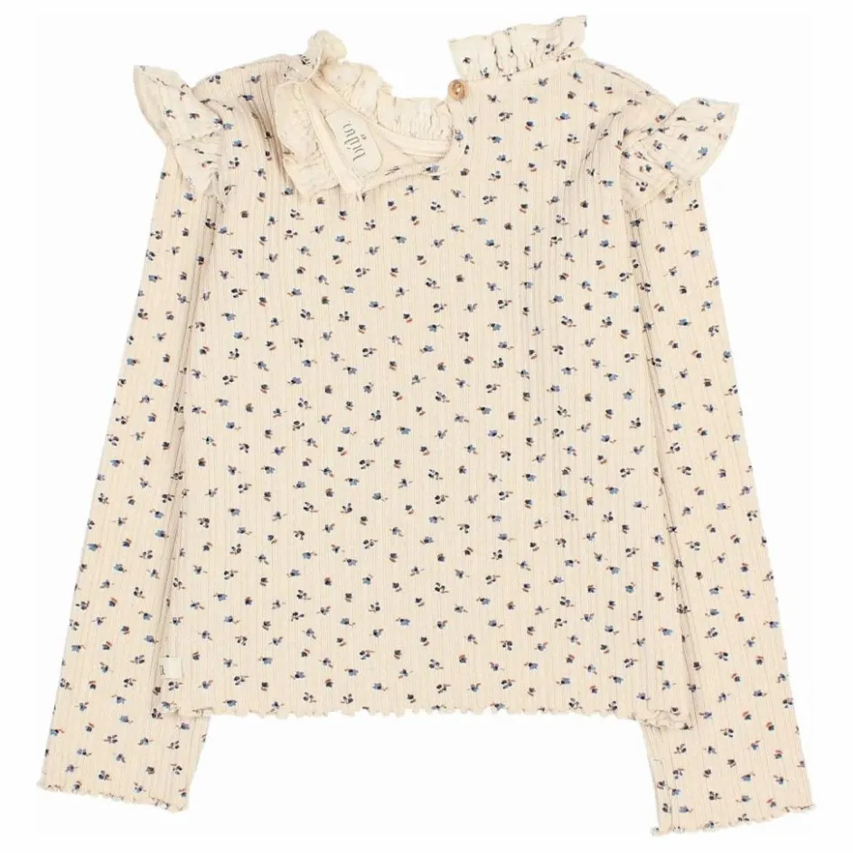 Búho T-shirt Côtelé Fleuri ||Enfant Blouses, T-Shirts