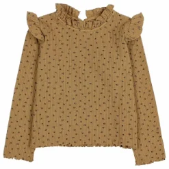 Outlet T-shirt Côtelé Fleuri | Enfant Blouses, T-Shirts