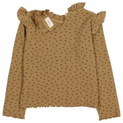 Outlet T-shirt Côtelé Fleuri | Enfant Blouses, T-Shirts