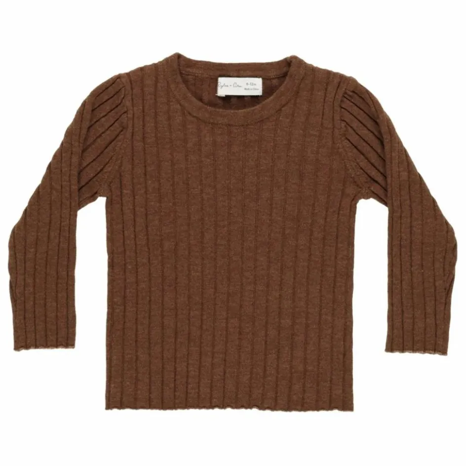 Enfant Rylee + Cru Blouses, T-Shirts|Blouses, T-Shirts*T-shirt Côtelé Maille |