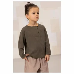 Hot Studio Bohème T-shirt Côtelé Orso Coton Bio | Taupe