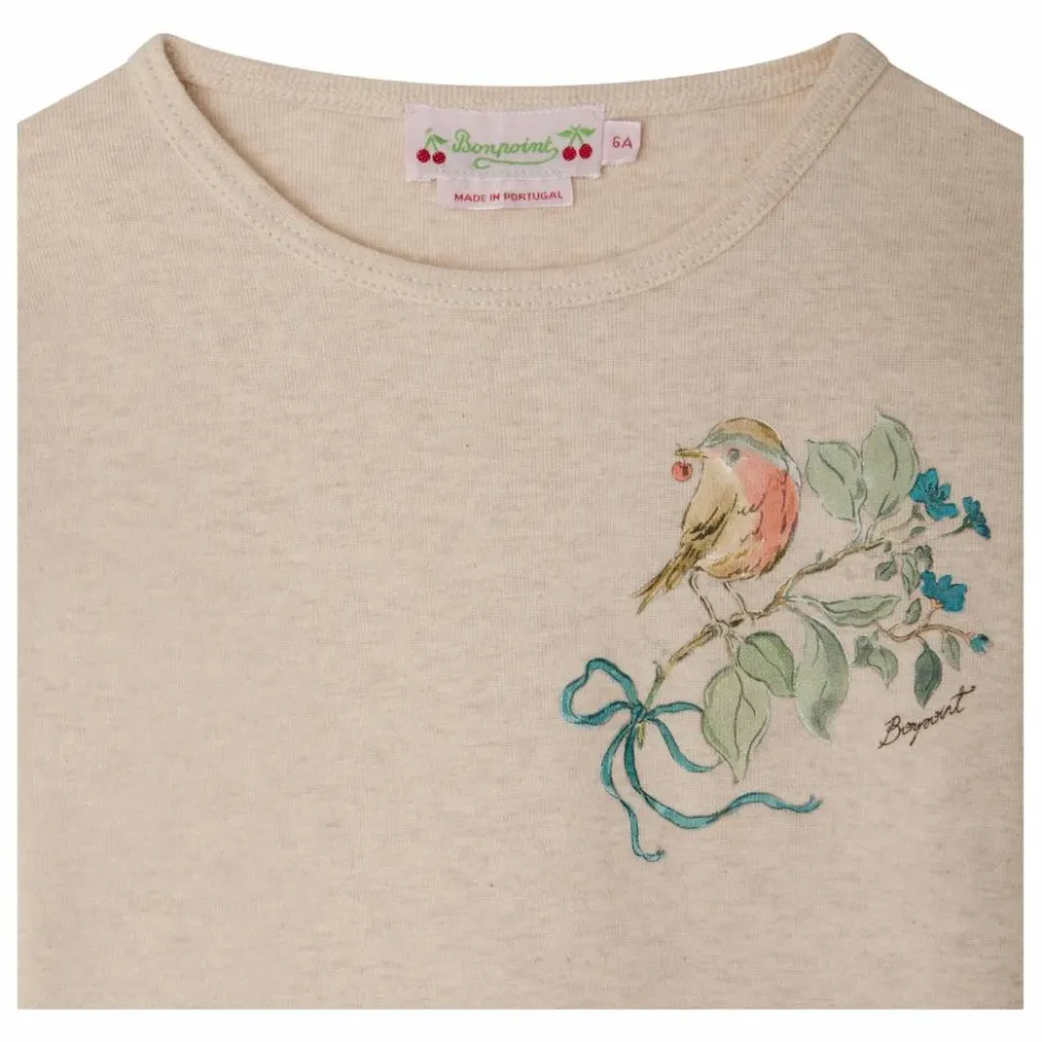 Enfant Bonpoint Blouses, T-Shirts|Blouses, T-Shirts*T-shirt Côtelé Tidjiane Coton Bio |
