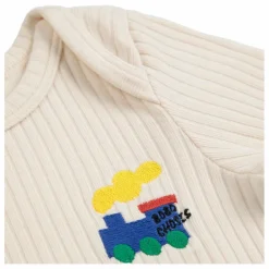 Bobo Choses T-shirt Côtelé Train Coton Bio | Ecru