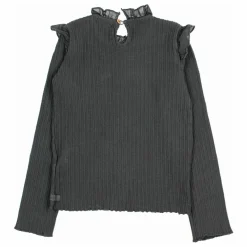 Búho T-shirt Côtelé Volants ||Enfant Blouses, T-Shirts