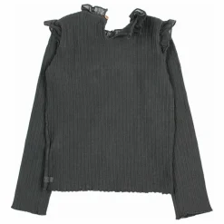 Búho T-shirt Côtelé Volants ||Enfant Blouses, T-Shirts