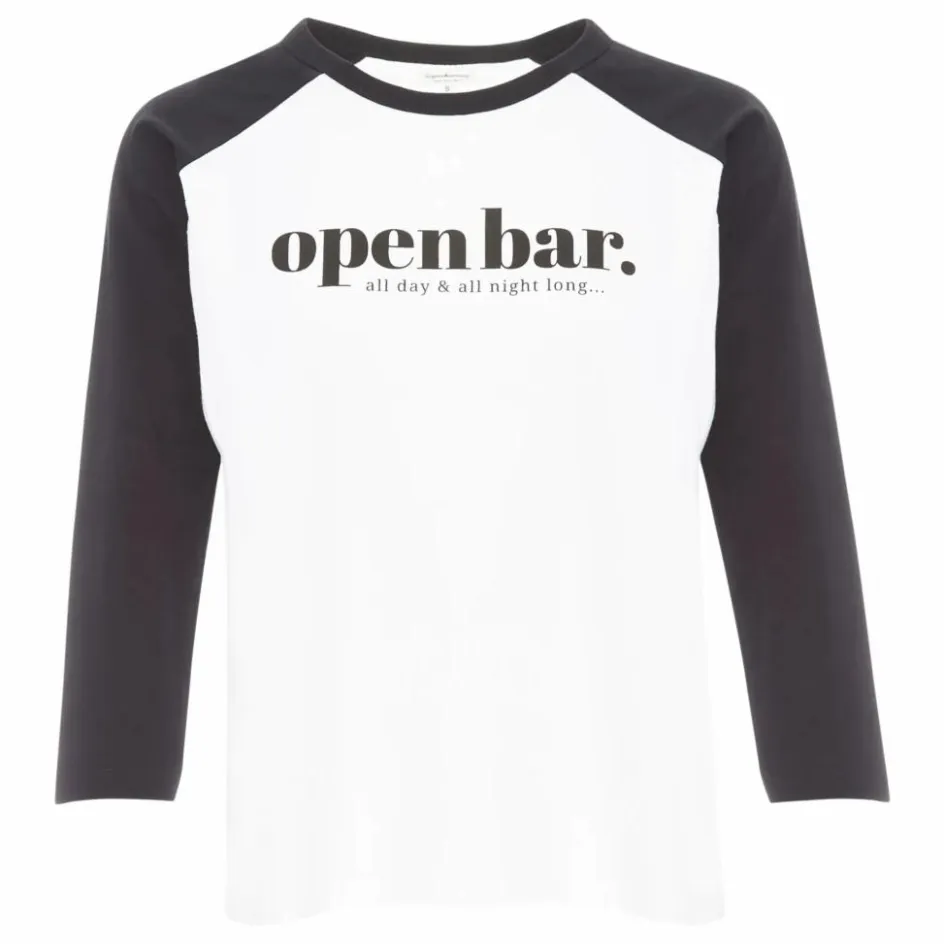 Tajinebanane T-Shirt d'allaitement Open bar | Blanc