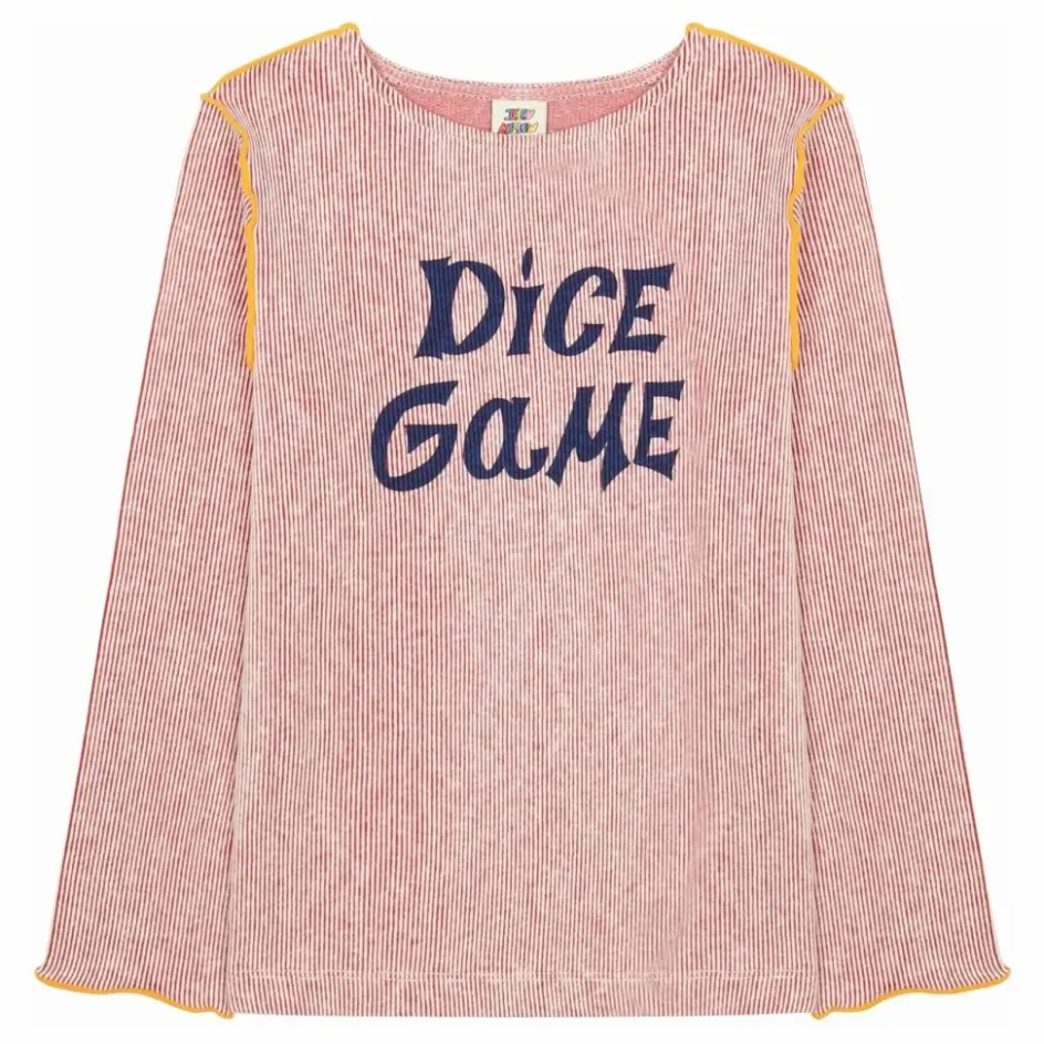 T-shirt Dice Game Côtelé | Enfant Blouses, T-Shirts