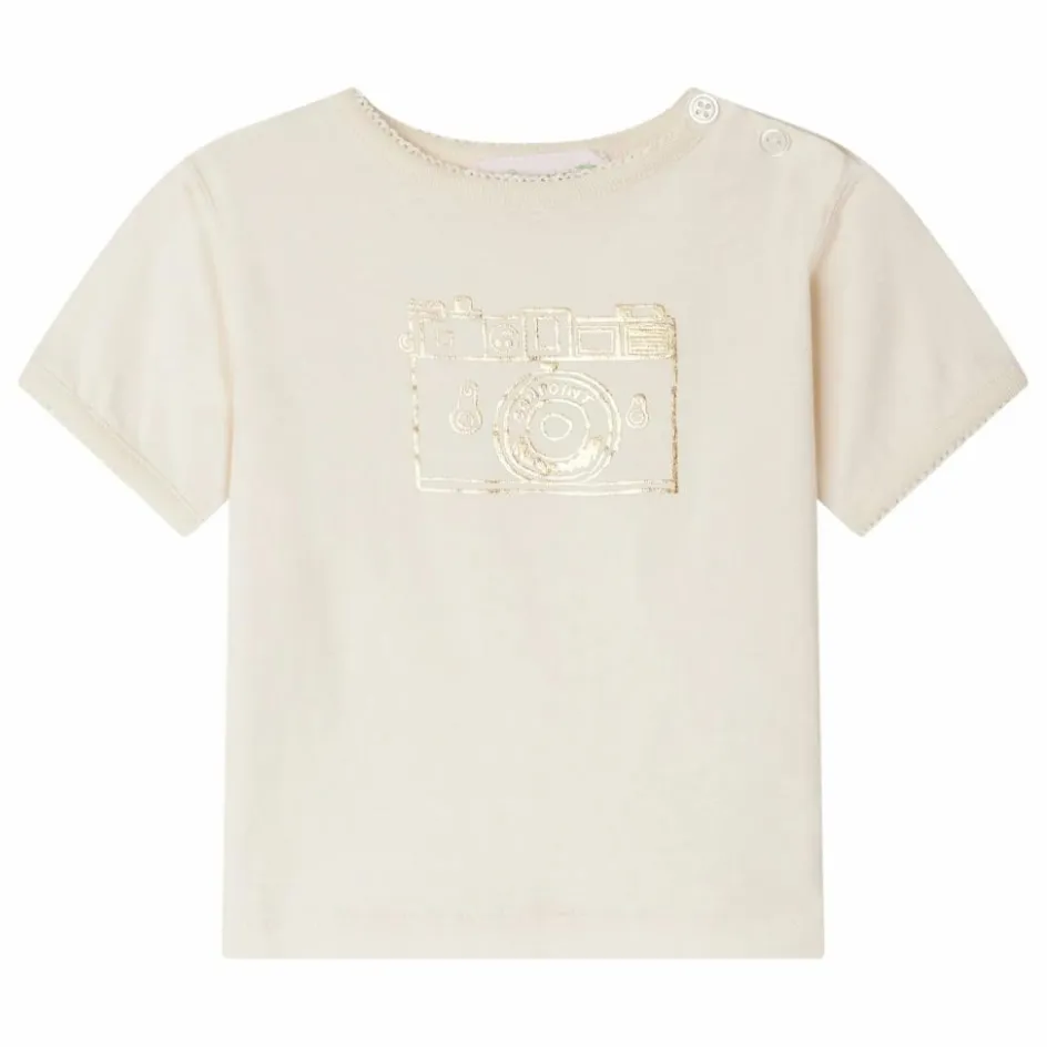 Outlet Bonpoint T-shirt Dom Coton Bio | Ivoire