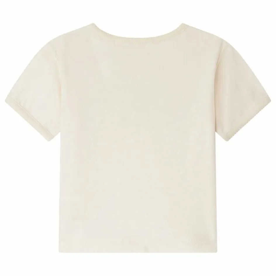 Outlet Bonpoint T-shirt Dom Coton Bio | Ivoire