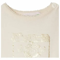Outlet Bonpoint T-shirt Dom Coton Bio | Ivoire