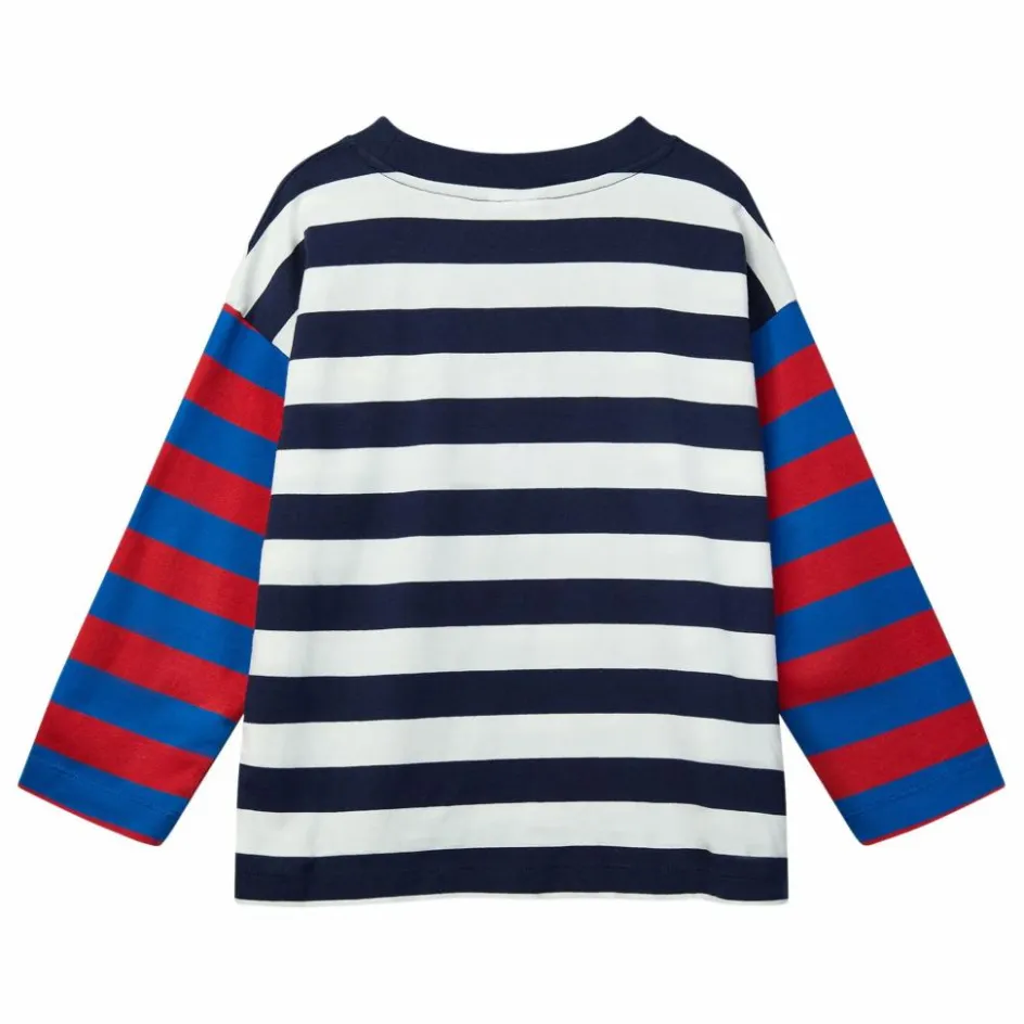 Wynken T-shirt Duo Stripe Coton Bio | Bleu