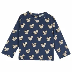 Emile et Ida T-Shirts, Chemises*T-shirt Ecureuils Coton Bio |
