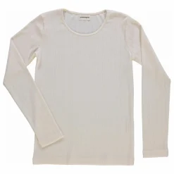 Femme Poudre Organic Tee-Shirts, Polos*T-shirt Eglantine Côtelé Pointelle - Collection Femme |