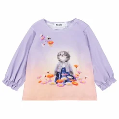 Molo T-shirt Elina Coton Bio | Lilas| Blouses, T-Shirts
