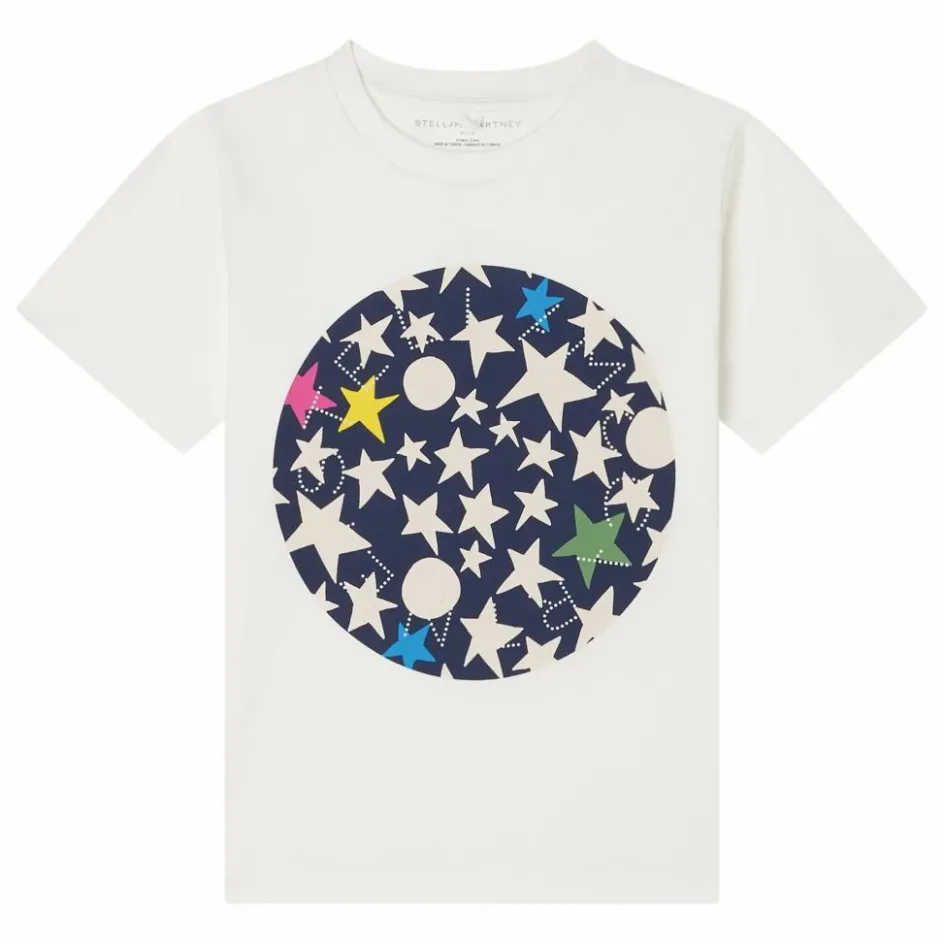 Discount Stella McCartney Kids T-shirt Etoiles | Ivoire