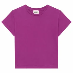 New SMALLABLE BASICS T-Shirt Fille Manches Courtes Coton Bio | Rose fuschia