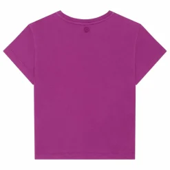 New SMALLABLE BASICS T-Shirt Fille Manches Courtes Coton Bio | Rose fuschia