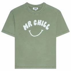Discount Hundred Pieces T-shirt Finn Coton Bio | Vert kaki