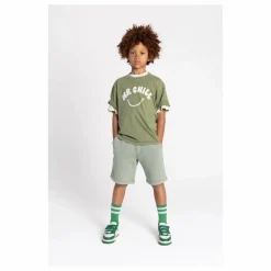 Discount Hundred Pieces T-shirt Finn Coton Bio | Vert kaki