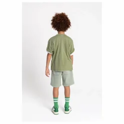 Discount Hundred Pieces T-shirt Finn Coton Bio | Vert kaki