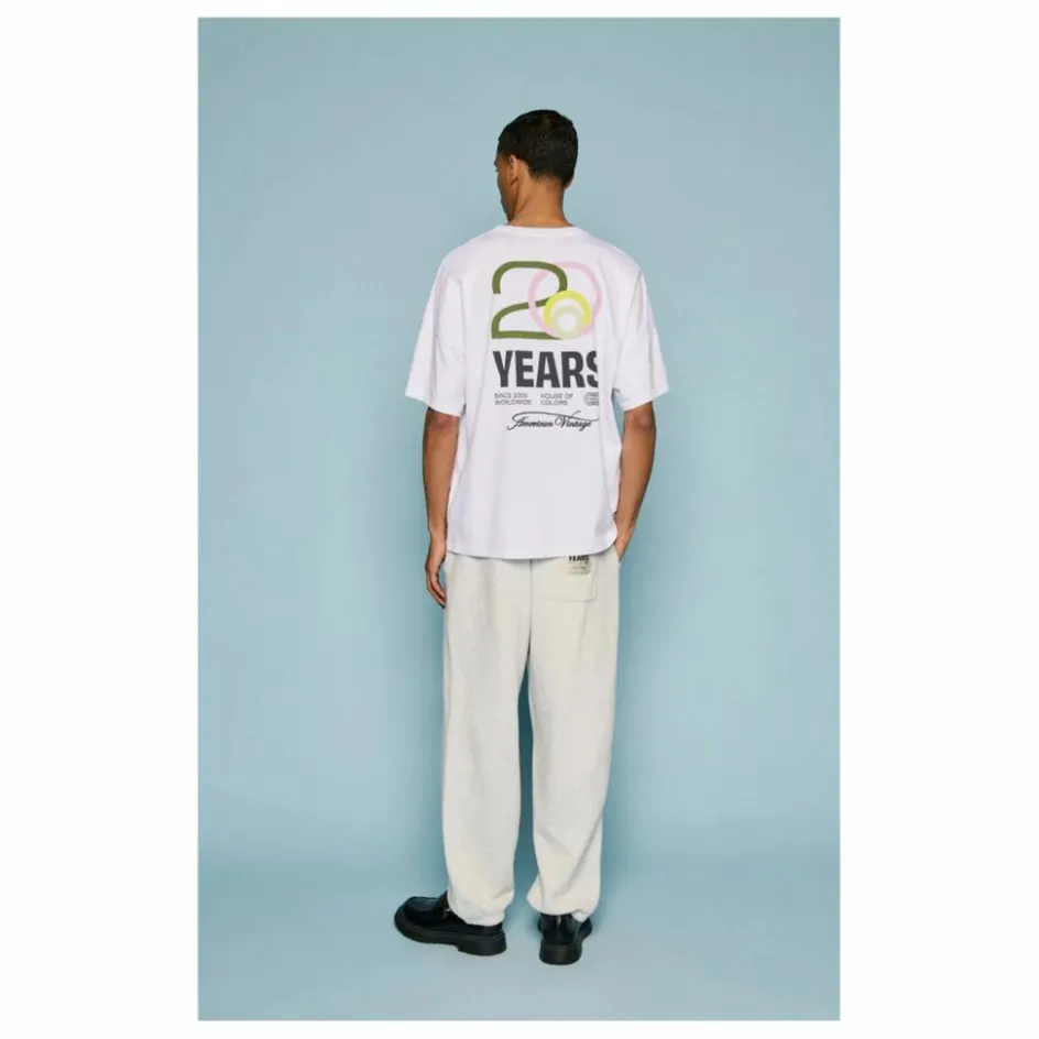 Best American Vintage T-shirt Fizvalley - Capsule 20 ans | Blanc
