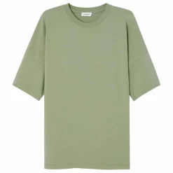 Clearance American Vintage T-Shirt Fizvalley | Vert kaki