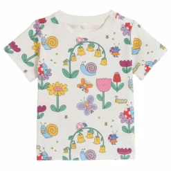 Discount Stella McCartney Kids T-shirt Fleuri | Ivoire