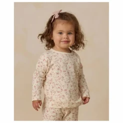 Quincy Mae T-shirt Fleuri Coton Bio || Blouses, T-Shirts