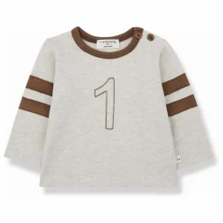 Online 1+ in the family T-shirt Franz | Beige chiné