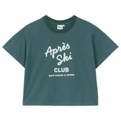 New a.p T-shirt Georgia Coton Bio | Vert forêt