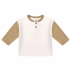 Best Quincy Mae T-shirt Henley Coton Bio | Ivoire