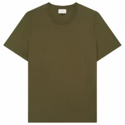 Outlet SMALLABLE BASICS T-Shirt Homme Manches Courtes Coton Bio | Vert kaki