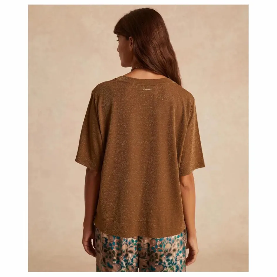Femme Momoni Tee-Shirts, Polos*T-shirt Iora Métallisé |