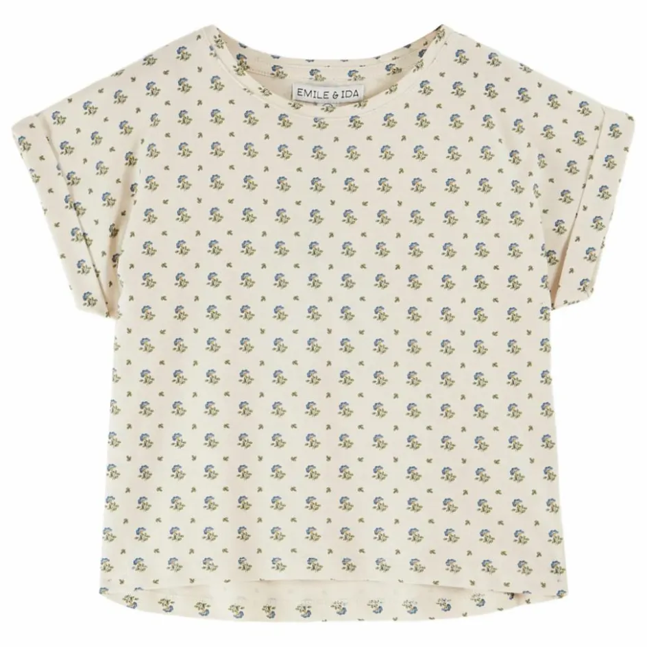 Emile et Ida T-Shirt Iris | Crème