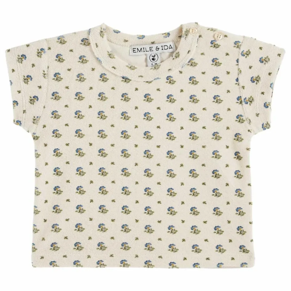 Emile et Ida T-Shirt Iris Eponge ||Enfant Blouses, T-Shirts|Blouses, T-Shirts