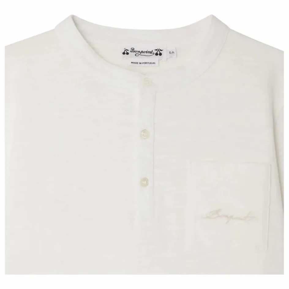 Clearance Bonpoint T-shirt Jartiste Jersey Coton Bio | Blanc