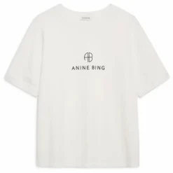 Anine Bing T-shirt Jaylin Monogram | Ivoire