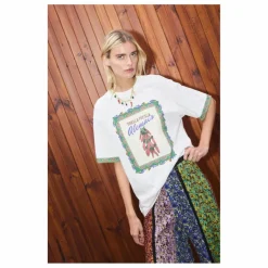 Hot Alémais T-shirt Katerina Chilli Coton Bio | Crème