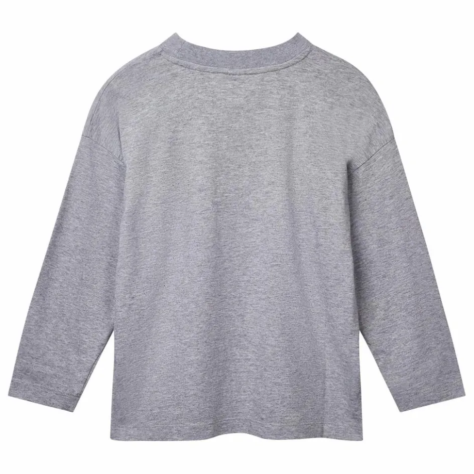 Sale Wynken T-shirt Kukka Chat Coton Bio | Gris chiné