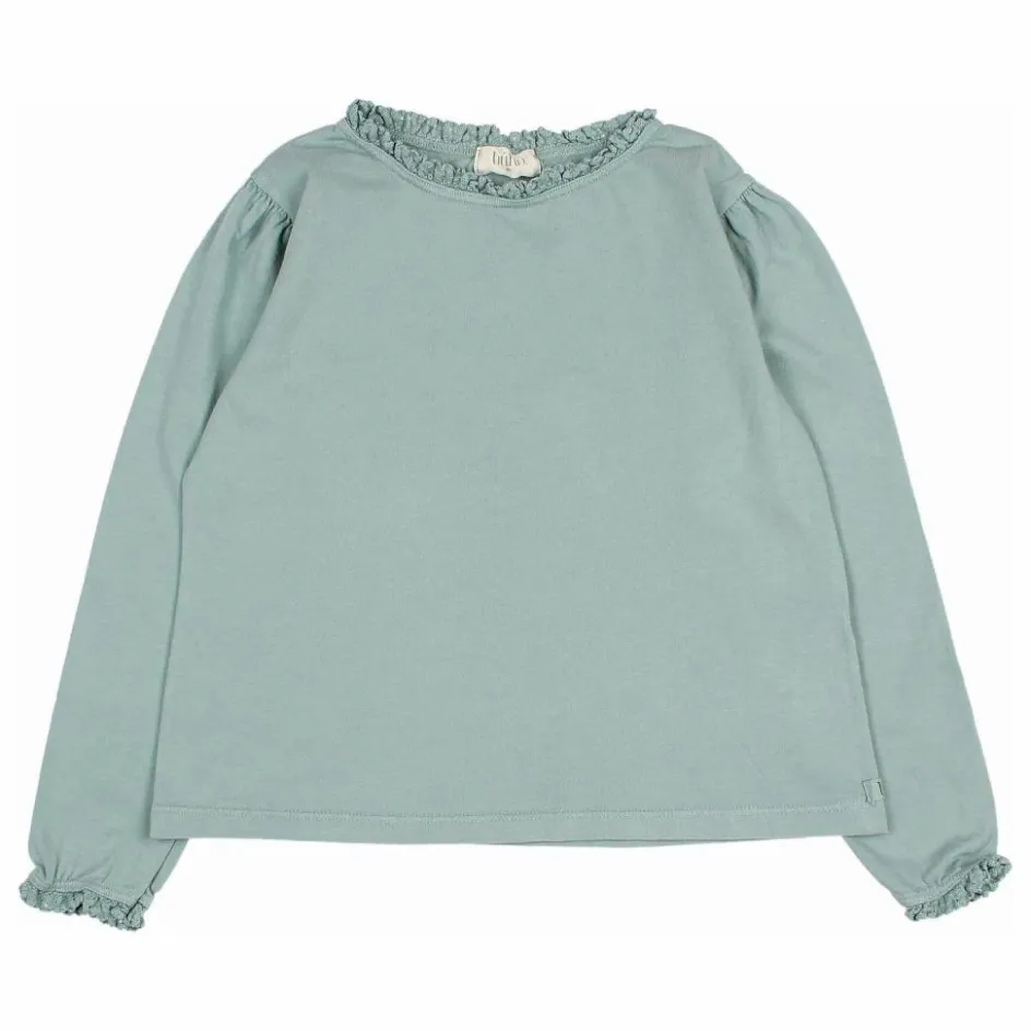 Enfant Búho Blouses, T-Shirts*T-shirt Lace Coton Bio |