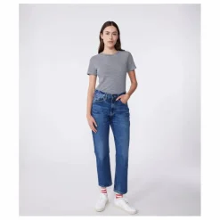 Sale Petit Bateau T-shirt l'Iconique - Collection Femme | Bleu marine