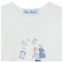 Tartine et Chocolat T-shirt Livres ||Enfant Blouses, T-Shirts