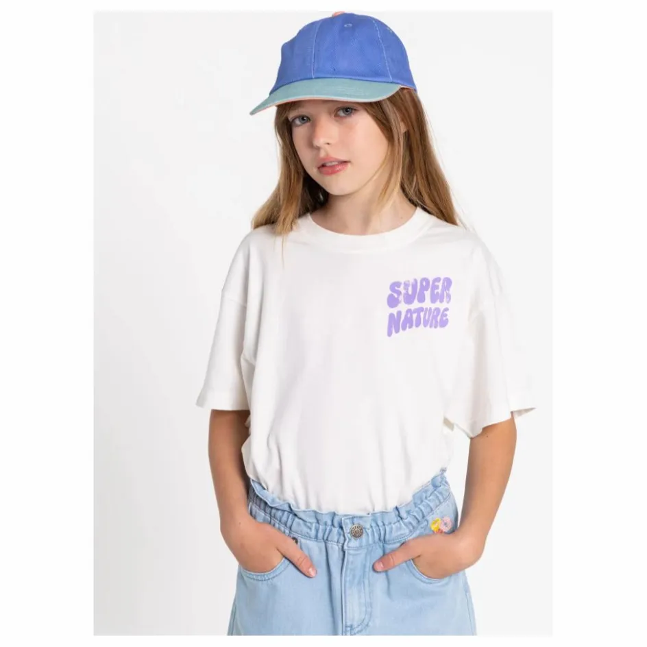 Sale Hundred Pieces T-shirt Luna Coton Bio | Blanc cassé