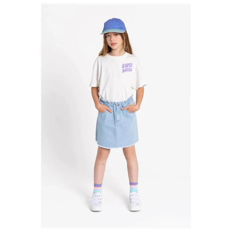 Sale Hundred Pieces T-shirt Luna Coton Bio | Blanc cassé