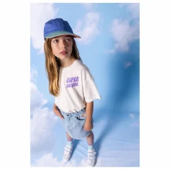 Sale Hundred Pieces T-shirt Luna Coton Bio | Blanc cassé