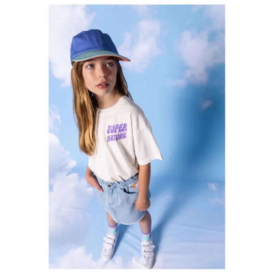 Sale Hundred Pieces T-shirt Luna Coton Bio | Blanc cassé